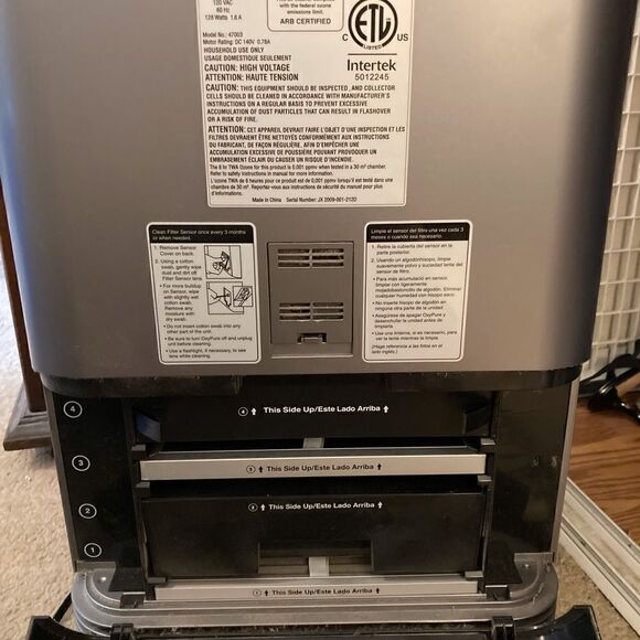 NuWave OxyPure HEPA/Carbon Filter Sealed  #47108 For 47001 47002 47003 47004 - Picture 4 of 6